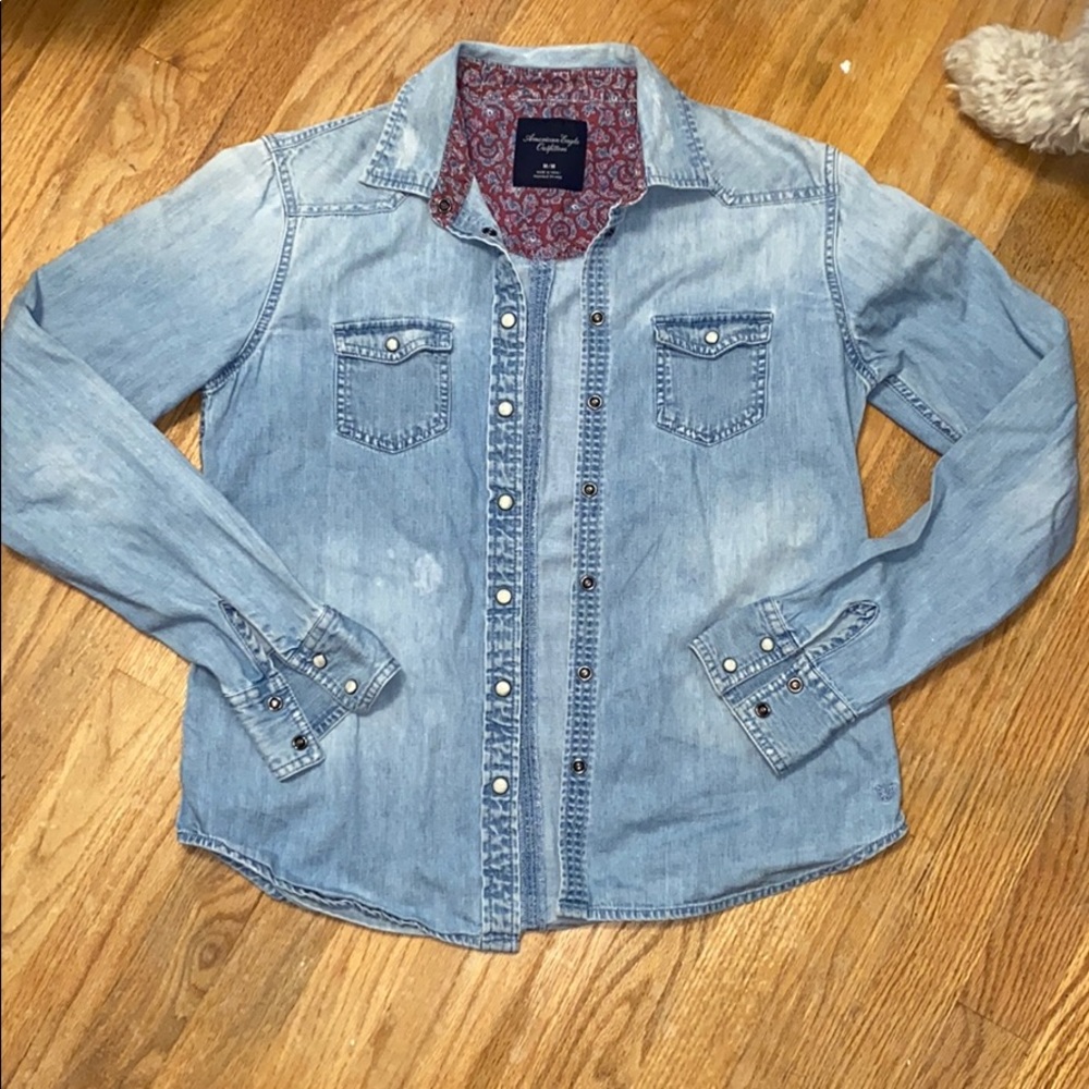 American Eagle Jean Shirt